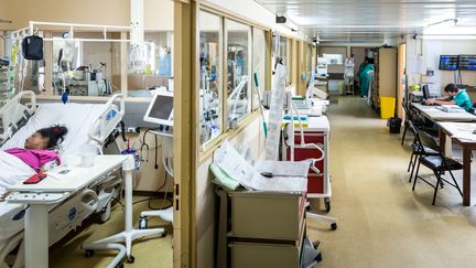 Le centre hospitalier Andrée-Rosemont de Cayenne (Guyane), le 31 mars 2017.&nbsp; (JODY AMIET / AFP)