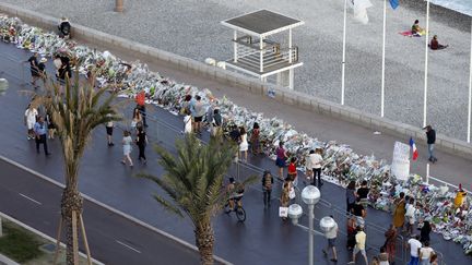 La promenade des Anglais, à Nice (Alpes-Maritimes), le 20 juillet 2016. (VALERY HACHE / AFP)