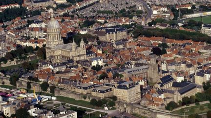 Vue a&eacute;rienne de Boulogne-sur-Mer (Pas-de-Calais). (GUIDO ALBERTO ROSSI / AFP)