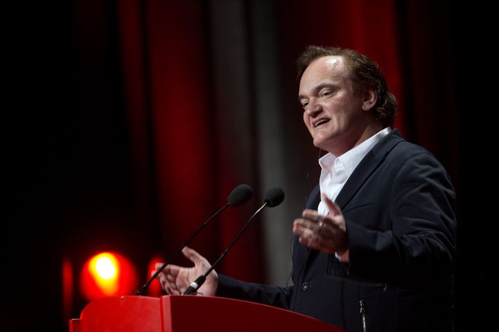 Quentin Tarantino en plein hommage à Catherine Deneuve
 (Jean-François Lixon)