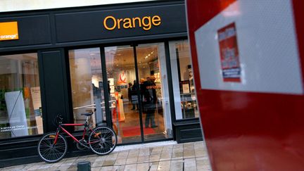 Une boutique Orange de Thionville (Moselle), le 2 f&eacute;vrier 2011. (MAXPPP)