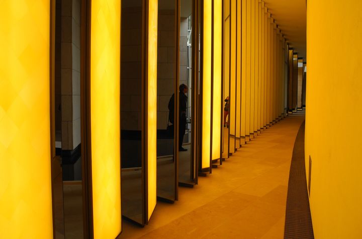 "Inside the Horizon", oeuvre d'Olafur Eliasson conçue pour la Fondation Louis Vuitton
 (Photo Valérie Oddos / Culturebox / France Télévisions)