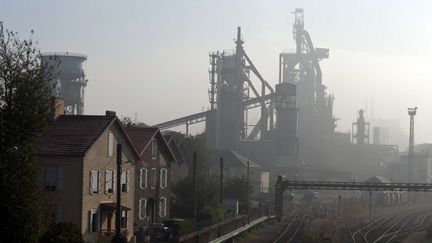 Les&nbsp;hauts-fourneaux de Florange (Moselle), le 1er octobre 2012. (JEAN-CHRISTOPHE VERHAEGEN / AFP)