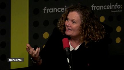 Sylvie Brunel, géographe, économiste du développement et écrivain, professeur à&nbsp;Sorbonne-Université, invitée des informés de franceinfo jeudi 23 août. (RADIO FRANCE)