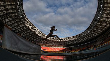 A Moscou, lors des Championnats du Monde d'Athlétisme 2013 (VLADIMIR ASTAPKOVICH / RIA NOVOSTI)