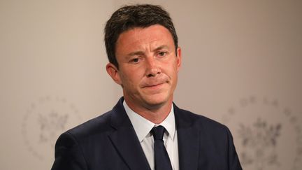 Benjamin Griveaux, le 4 janvier 2019 au palais de l'Elysée à Paris. (LUDOVIC MARIN / AFP)