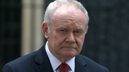 Martin McGuinness, le 24 octobre 2016, à Londres.&nbsp; (DANIEL LEAL-OLIVAS / AFP)