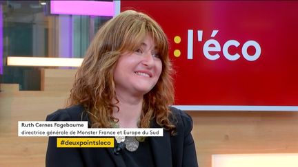 Invitée de Stéphane Dépinoy dans ":l'éco", Ruth Cernes Fagebaume, Directrice générale de Monster France et Europe du Sud, est venue parler de l'index d'égalité femme/homme mis en place dans les entreprises de plus de 1000 salariés.