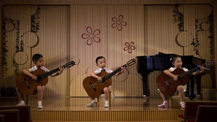 au Kyongsang Kindergarten de Pyongyang  (David Guttenfelder )