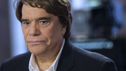 Bernard Tapie, le 1er juillet 2013 sur la plateau du 20 heures de France 2. (FRED DUFOUR / AFP)