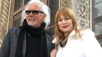 Eric Charden et Annie "Stone" &agrave; Paris le 11 mars 2010.&nbsp; (LE FLOCH / SIPA)