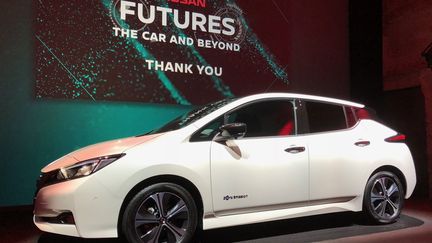 La nouvelle Nissan Leaf intègre la technologie de charge électrique bi-directionnelle; (Jérôme Colombain / RADIO FRANCE)