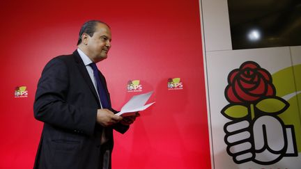 Jean-Christophe Cambadélis, après l'annonce de sa démission de la direction du Parti socialiste, au soir du second tour des élections législatives, le 18 juin 2017.&nbsp; (NICOLAS TAVERNIER / REA)