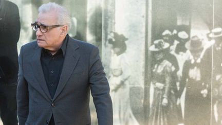 Martin Scorsese en plein tournage, rue du Premier film à Lyon.
 (Liponne / Wostok Press / MaxPPP)