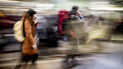 Illustration de passagers de la SNCF &agrave; la gare de Lyon-Part-Dieu (Rh&ocirc;ne) (JEAN-PHILIPPE KSIAZEK / AFP)