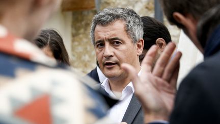 Gérald Darmanin, Ensemble deputy for the Northern Republic, in Rosny-sur-Seine, in Yvelines, September 11, 2024. (MAGALI COHEN / HANS LUCAS / AFP)