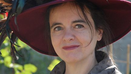 La romancière Amélie Nothomb en Juin 2014.
