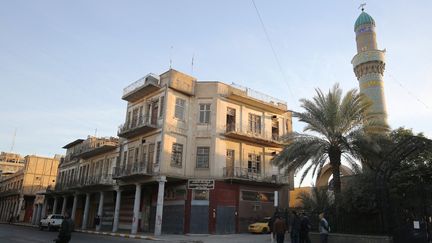 Une rue de Bagdad (29 janvier 2018). (AHMAD AL-RUBAYE / AFP)