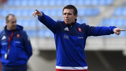 Romain Teulet, en charge des buteurs du CO Castres et du XV de France. (FRANCK FIFE / AFP)