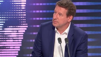 L'eurodéputé écologiste Yannick Jadot était l'invité du "8h30 franceinfo" vendredi 17 juin 2022. (FRANCEINFO / RADIO FRANCE)