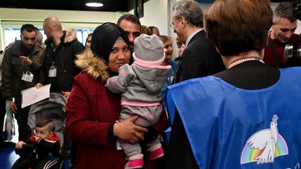 In 2019, the same humanitarian corridor system made it possible to welcome Syrian refugees in Italy (ANDREAS SOLARO / AFP)