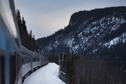 Le train circule été comme hiver. (CHLOE ELLINGSON / GEO)