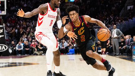 Le rookie de Cleveland Collin Sexton, 19 ans, a marqué 29 points contre Houston, son nouveau record personnel. (JASON MILLER / GETTY IMAGES NORTH AMERICA)