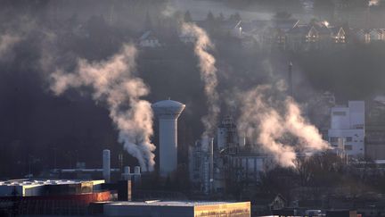 La&nbsp;zone industrielle de Chambéry (Savoie), le 6 janvier 2020. (MAXPPP)