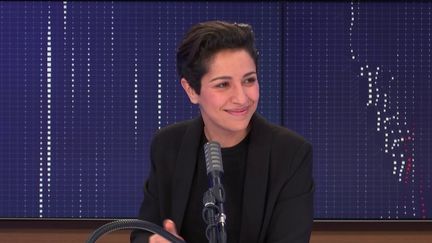 Sarah El Haïry,&nbsp;secrétaire d'État chargée de la Jeunesse et de l'Engagement était l'invité du "8h30 franceinfo", lundi 19 octobre 2020. (FRANCEINFO / RADIOFRANCE)