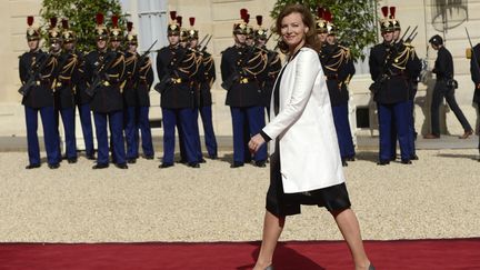 Val&eacute;rie Trierweiler, le 15 mai 2012, &agrave; l'Elys&eacute;e, &agrave; Paris. (ERIC FEFERBERG / AFP)