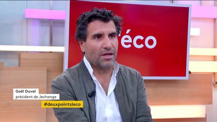 Invité de Stéphane Dépinoy dans ":l'éco", Gaël Duval, président fondateur de Jechange, est venu présenter ce site internet qui permet aux utilisateurs de comparer les prix des fournisseurs d'énergie.