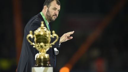 L'entraîneur de l'Australie Michaël Cheika (MARTIN BUREAU / AFP)