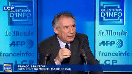 François Bayrou, maire de Pau (MoDem), le 7 décembre 2017. (FRANCEINFO)