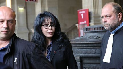 &nbsp; (Yamina Benguigui accompagnée de son avocat, Eric Dupond-Moretti © MaxPPP)