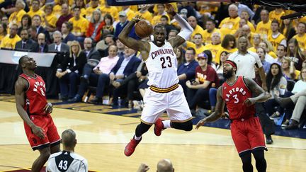 La rage de LeBron James (Cleveland) (ANDY LYONS / GETTY IMAGES NORTH AMERICA)