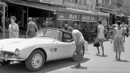 Le port de Saint-Tropez en 1958.
 (Willy Rizzo)