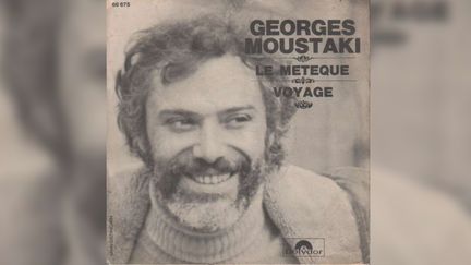 Le 45 tours du "Métèque" de Georges Moustaki. (DR)