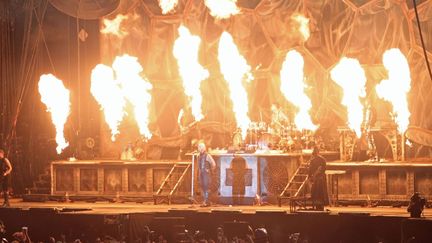 Une première journée marquée par le rock incandescent de Rammstein.
 (PhotoPQR/Le Télégramme/F.Destoc)