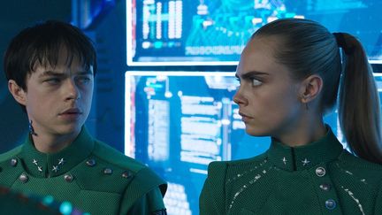 Dane DeHaan et Cara Delevingne dans "Valérian" de Luc Besson.
 (EuropaCorp - VALERIAN SAS – TF1 FILMS PRODUCTION)