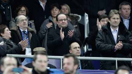 &nbsp; (François Hollande lors du match France - Russie, le 29 mars 2016 © MaxPPP)