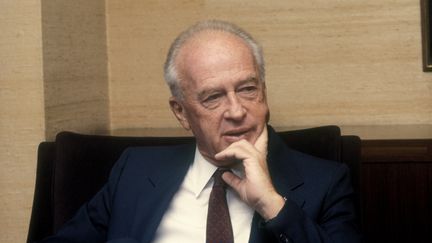 L'ancien premier ministre israélien Yitzhak Rabin,&nbsp;photographié en 1993, deux ans avant son assassinat.&nbsp; (ULLSTEIN BILD DTL. / ULLSTEIN BILD / GETTY IMAGES)