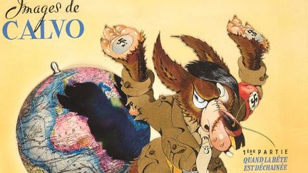 Couverture de la bande dessinée de Calvo avec texte de V. Dancette 