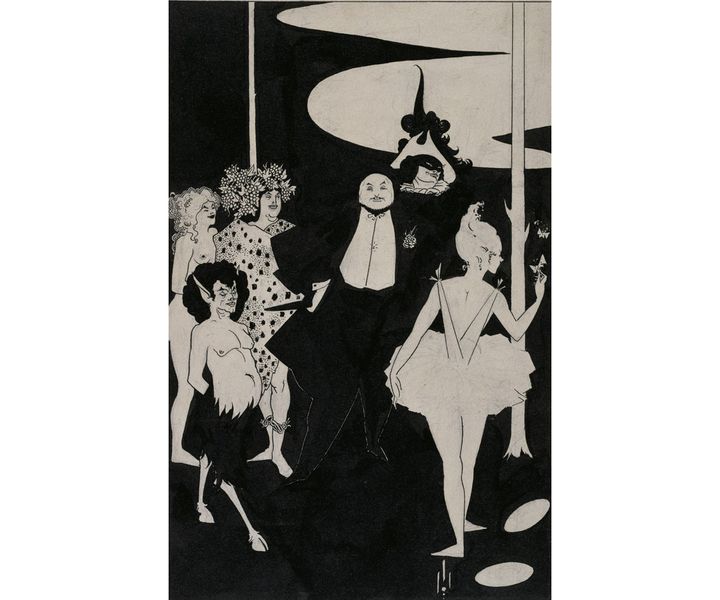 Aubrey Beardsley, Projet pour le frontispice des pièces de John Davidson, Royaume-Uni, Londres, Tate Collection (©Tate, Londres, Dist. RMN-Grand Palais / Tate Photography)