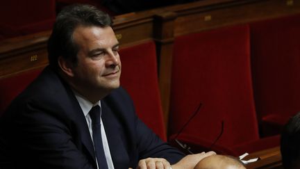 Le député LREM Thierry Solère, le 17 octobre 2017 à l'Assemblée nationale. (PATRICK KOVARIK / AFP)