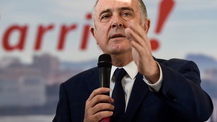 Didier Guillaume, ministre de l'Agriculture, candidat à la mairie de Biarritz, le 11 janvier 2020. (GAIZKA IROZ / AFP)