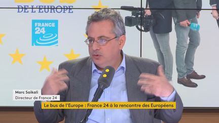 Marc Saikali, directeur de France 24 (sur franceinfo mercredi 3 avril 2019) (FRANCEINFO / RADIOFRANCE)