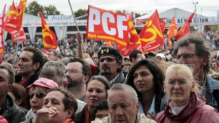 Lors de la F&ecirc;te de l'Huma, en septembre 2011, &agrave; La Courneuve (Seine-Saint-Denis). (JACQUES DEMARTHON / AFP)