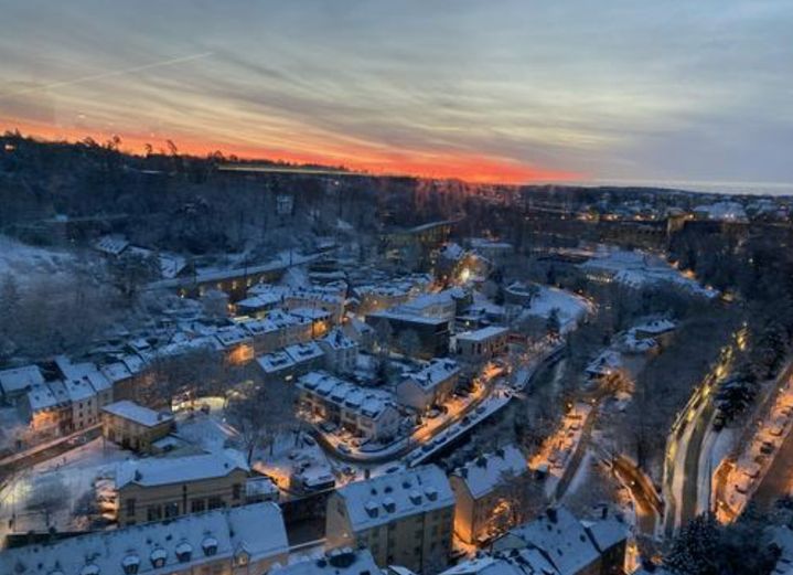 Photo prise au Luxembourg, le 15 janvier 2021. (Internaute à franceinfo)