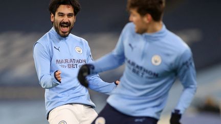 Devenu serial buteur, Ilkay Gündogan est le symbole d'un Manchester City en plein renouveau. (CARL RECINE / POOL)