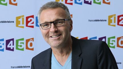 Laurent Ruquier, &agrave; France T&eacute;l&eacute;visions, &agrave; Paris, le 28 ao&ucirc;t 2012. (NICOLAS KOVARIK / CITIZENSIDE / AFP)